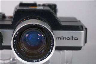 Minolta 110 Zoom SLR Mk II Rokkor-Macro 25-50mm f/4.5 Camera Japan